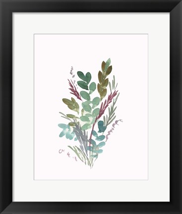 Framed Farmhouse Florals I Print