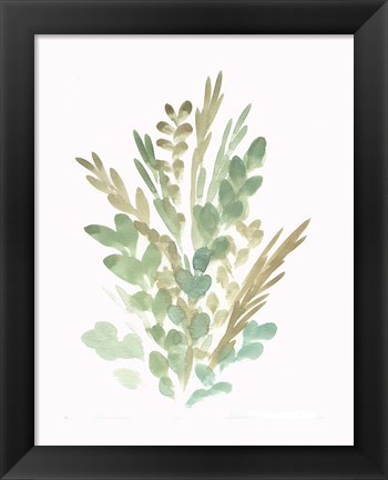 Framed Farmhouse Florals II Print