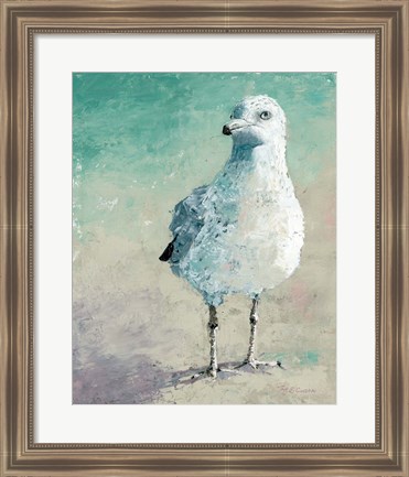 Framed Beach Bird II Print