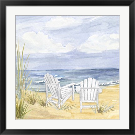 Framed By the Sea Print