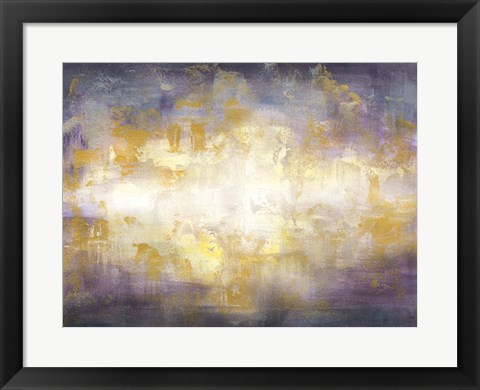 Framed Sunrise Abstract Landscape Print