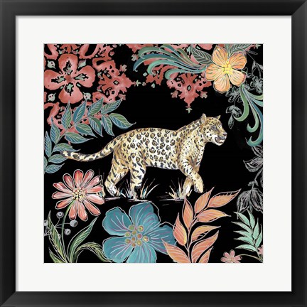 Framed Jungle Exotica Leopard I Print