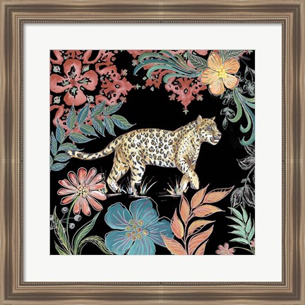 Framed Jungle Exotica Leopard I Print