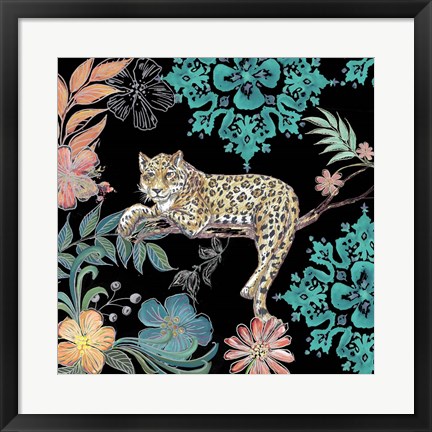 Framed Jungle Exotica Leopard II Print