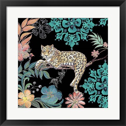 Framed Jungle Exotica Leopard II Print