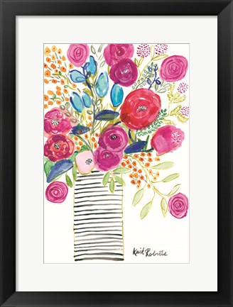 Framed Blissful Blooms Print