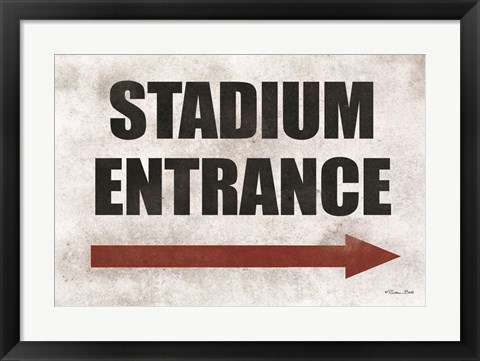 Framed Stadium Entrance Print