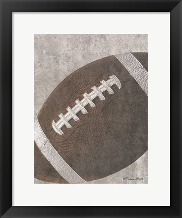 Framed Sports Ball - Football Print