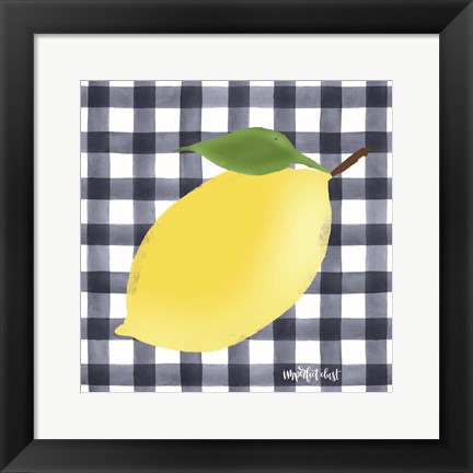 Framed Lemon Print