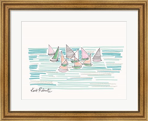 Framed Noon at Sea Print