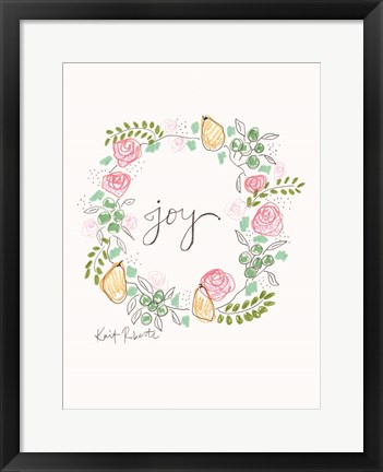 Framed Joy Print