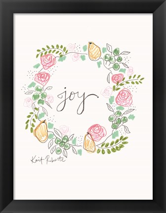 Framed Joy Print