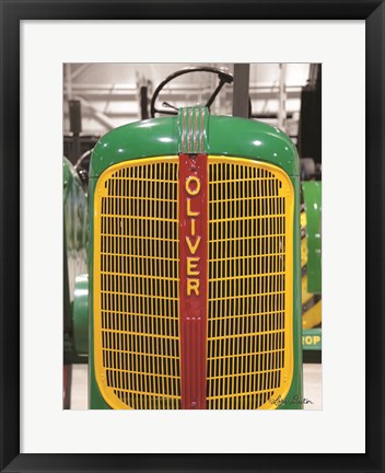 Framed Oliver Tractor Print