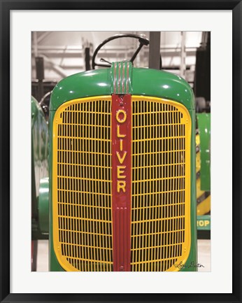 Framed Oliver Tractor Print