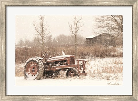 Framed Snow Covered Print