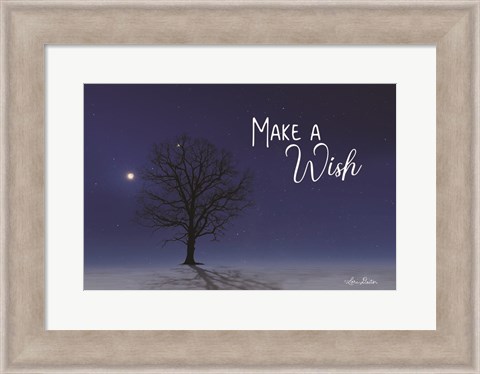 Framed Make a Wish Print