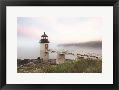 Framed Marshall Point Lighthouse Print