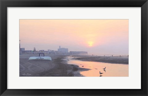 Framed Ocean City Sunrise Print