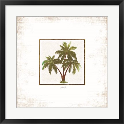 Framed Palm Trees Print