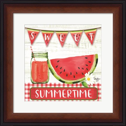 Framed Sweet Summertime Print