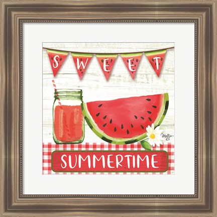 Framed Sweet Summertime Print