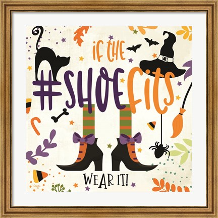 Framed If the Shoe Fits Print