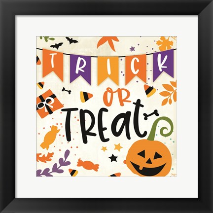 Framed Trick or Treat Print