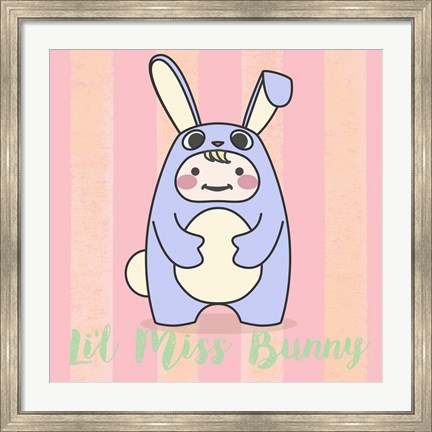 Framed Li&#39;l Bunny Print