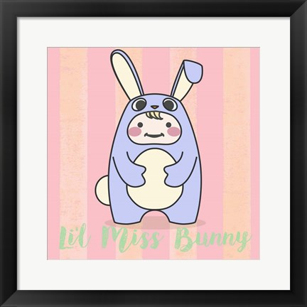 Framed Li&#39;l Bunny Print