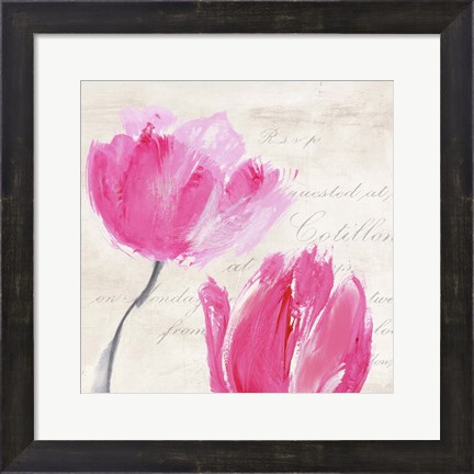 Framed Classic Tulips II Print