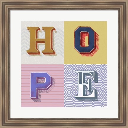 Framed Hope Print