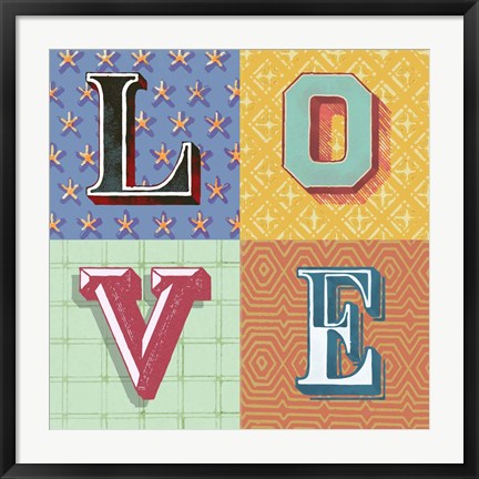 Framed Love Print