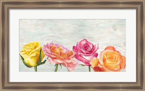 Framed Funky Roses Print