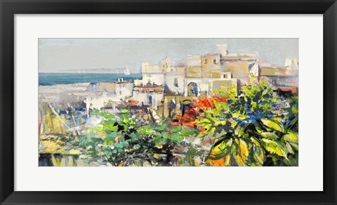 Framed Meriggiare Mediterraneo Print