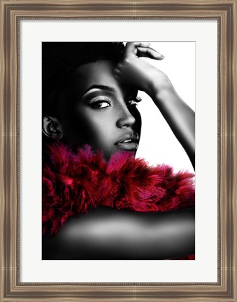 Framed Black Pearl Print