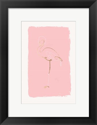 Framed Graceful Bird II Print