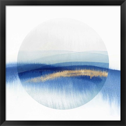 Framed Indigo Eclipse II Print