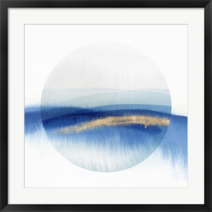 Framed Indigo Eclipse II Print