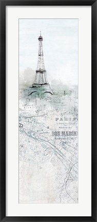 Framed Soir De Paris I Print