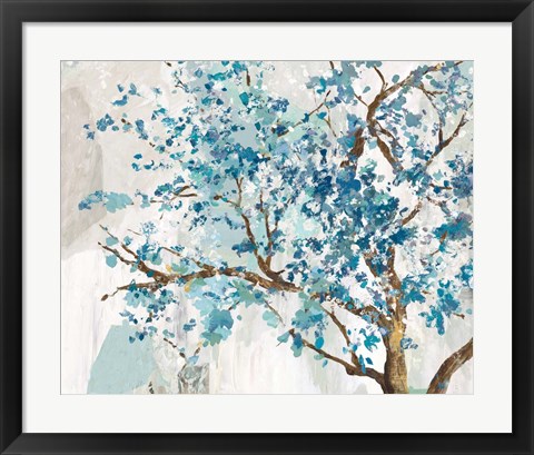 Framed Indigo Oak Print