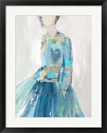 Framed Blue Muse Print