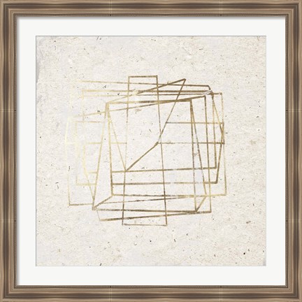 Framed Golden Embrace II Print