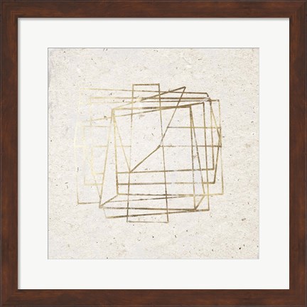 Framed Golden Embrace II Print