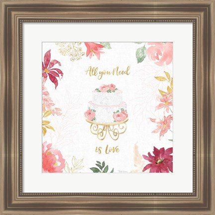 Framed All You Need is Love V Print