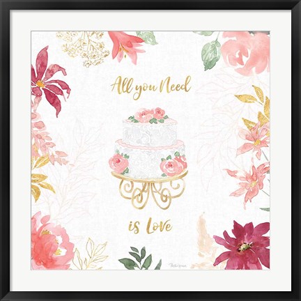 Framed All You Need is Love V Print