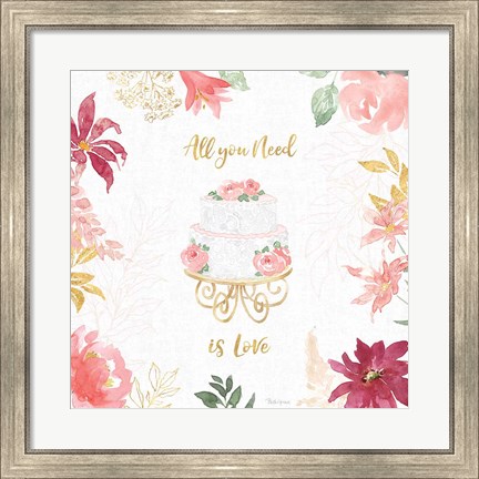 Framed All You Need is Love V Print