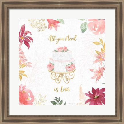 Framed All You Need is Love V Print