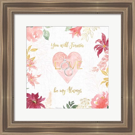 Framed All You Need is Love VII Print