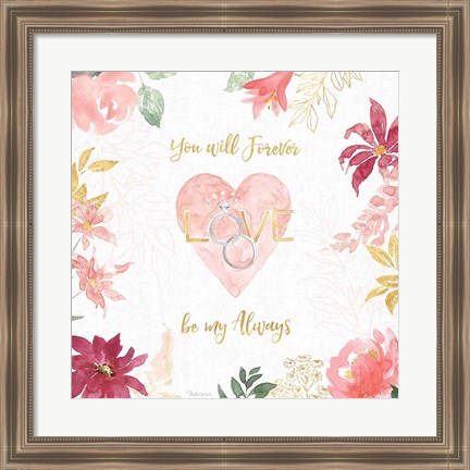 Framed All You Need is Love VII Print