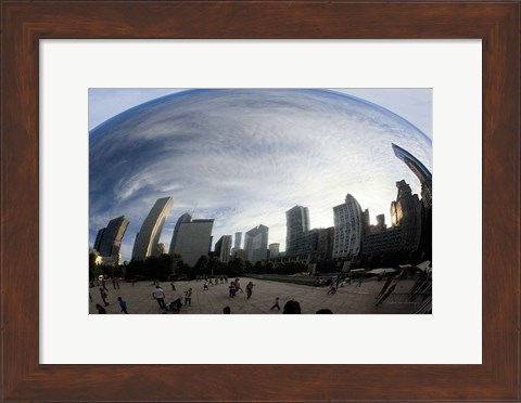 Framed Bean Chicago Print